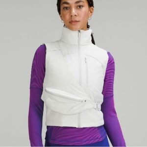Lululemon storage insulated running vest size 8
